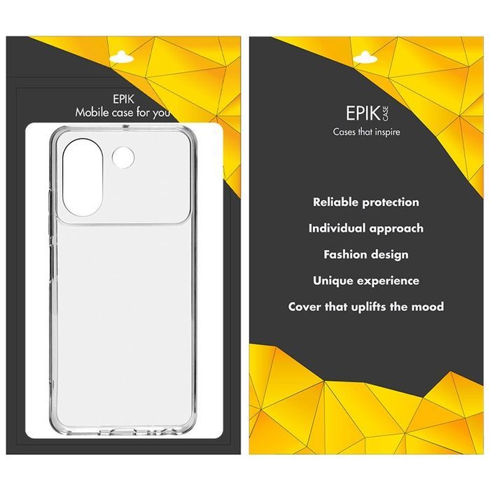 TPU чохол Epic Transparent 1,5mm для ZTE Blade A54 4G, Безбарвний (прозорий)