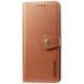 Шкіряний чохол-книжка GETMAN Gallant (PU) для Xiaomi Redmi Note 9s / Note 9 Pro / Note 9 Pro Max, Коричневий
