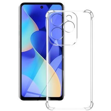 TPU чохол GETMAN Ease logo посилені кути Full Camera для Infinix Hot 40, Безбарвний (прозорий)