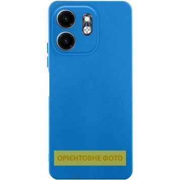 Чохол TPU GETMAN Liquid Silk Full Camera для Motorola Moto G24, Синій / Royal blue