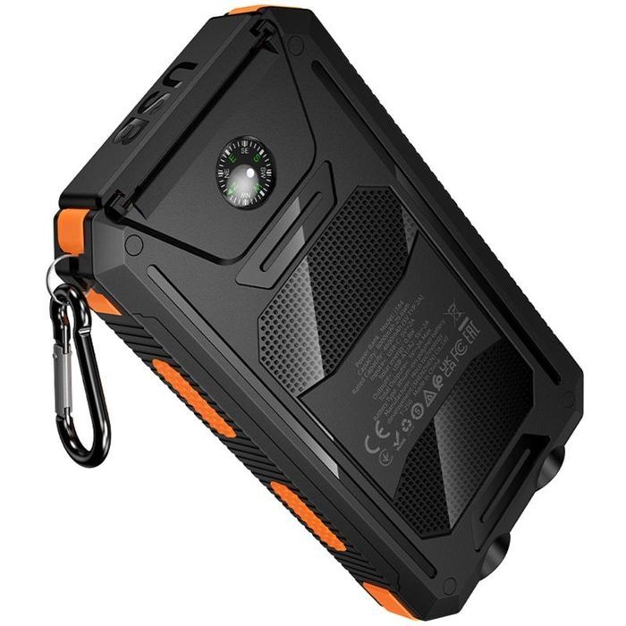 Портативний ЗП Power Bank Hoco J164 Platinum solar 10.5W with lighting 8000 mAh