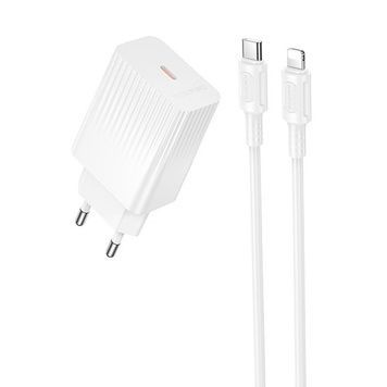 МЗП Borofone BAS73A Source PD20W (1USB-C) + кабель Type-C to Lightning