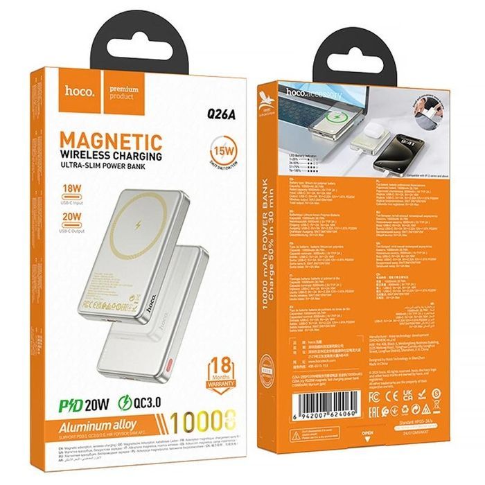 Портативний ЗП Power Bank Hoco Q26A Joy PD20W з БЗП 10000 mAh