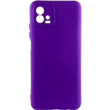 Чохол TPU GETMAN Liquid Silk Full Camera для Motorola Moto G72, Фіолетовий / Ultra Violet