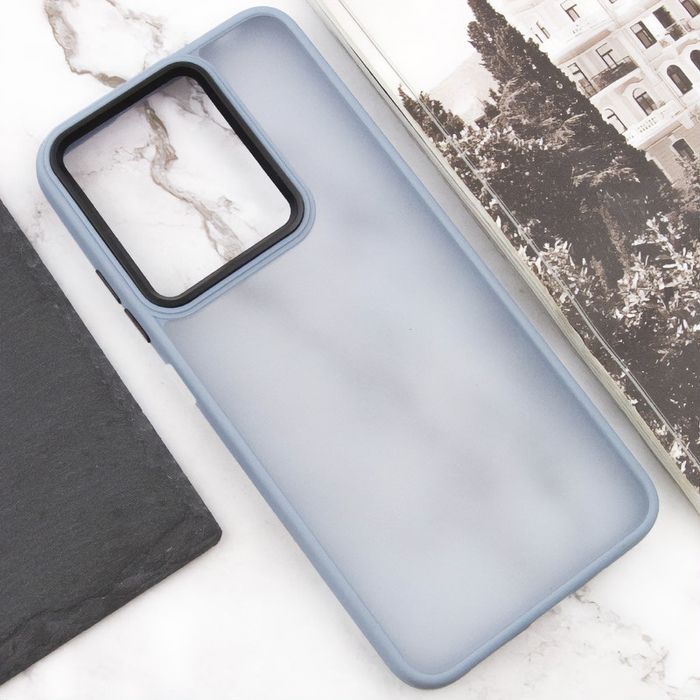 Чохол TPU+PC Lyon Frosted для Infinix Hot 40i / Spark Go 2024 / Spark 20, Sierra Blue
