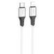 Дата кабель Hoco X86 Spear Type-C to Lightning 20W (1m), Білий