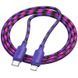 Дата кабель Hoco X116 Meridian Type-C to Lightning 27W (1m), Gradient Purple Mix