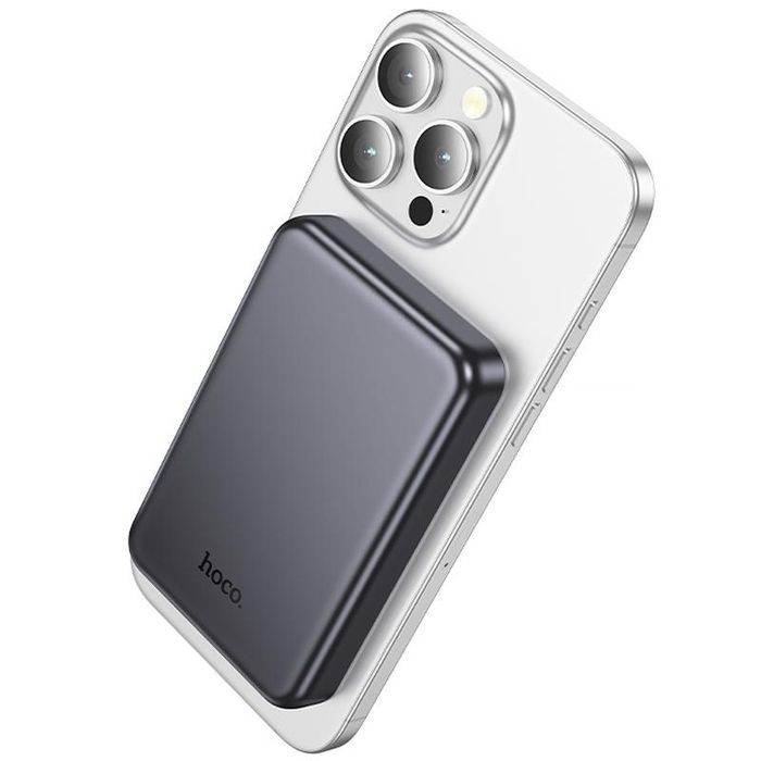 Портативний ЗП Power Bank Hoco J160 Original з БЗП 5000 mAh, Metal gray