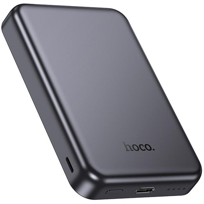 Портативний ЗП Power Bank Hoco J160 Original з БЗП 5000 mAh, Metal gray