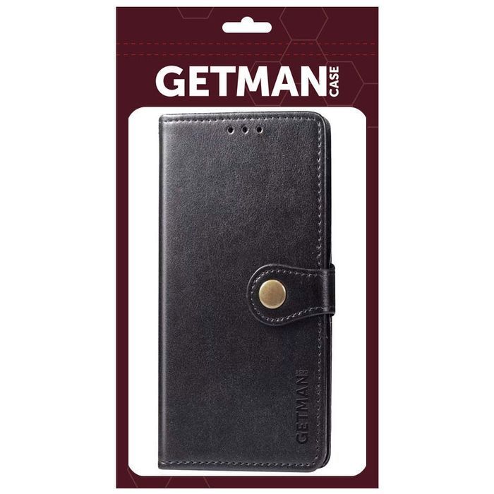 Шкіряний чохол-книжка GETMAN Gallant (PU) для ZTE Blade A7s (2020), Чорний