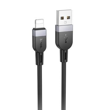 Дата кабель Hoco X109 Energy silicone USB to Lightning (3m), Чорний