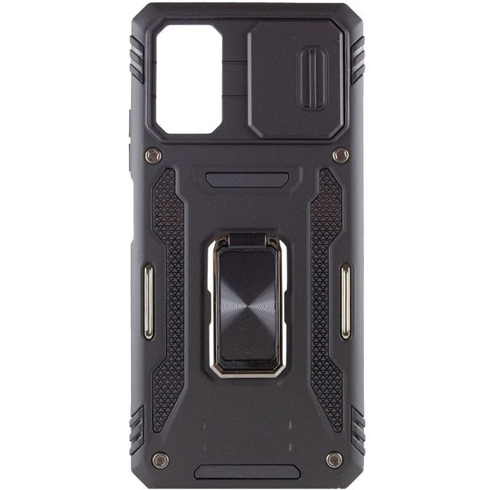 Ударостійкий чохол Camshield Army Ring для Xiaomi Poco X5 5G / Note 12 5G, Чорний / Black