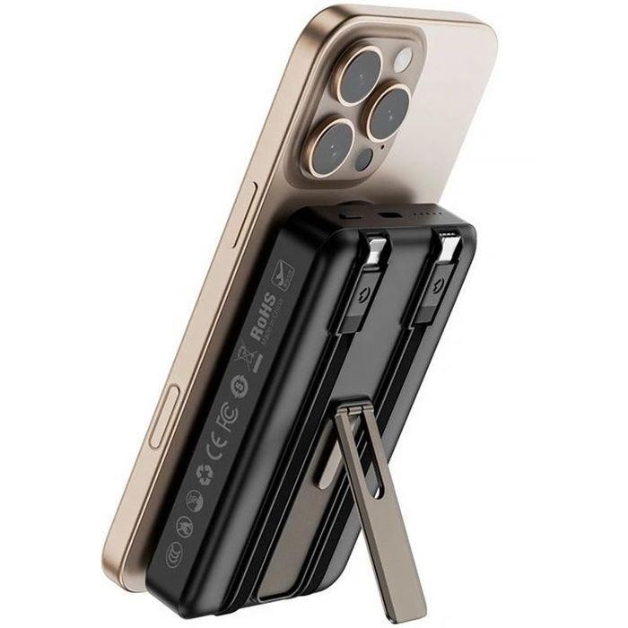 Портативний ЗП Power Bank WIWU Wi-P056 22.5W+PD20W з БЗП+iWatch with cable 10000 mAh
