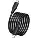 Дата кабель Hoco X124 Bien silicone Type-C to Lightning 27W (1m), Чорний