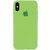 Чохол Silicone Case Full Protective (AA) для Apple iPhone X / XS (5.8"), М'ятний / Mint