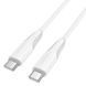 Дата кабель Borofone BX119 New Type-C to Type-C 60W (1m), Білий