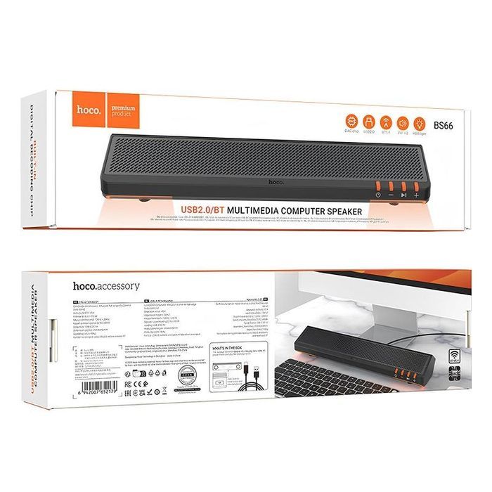Bluetooth Колонка Hoco BS66 Smooth multimedia computer USB2.0