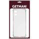 TPU чохол GETMAN Ease logo посилені кути Full Camera для Motorola Moto E13, Безбарвний (прозорий)