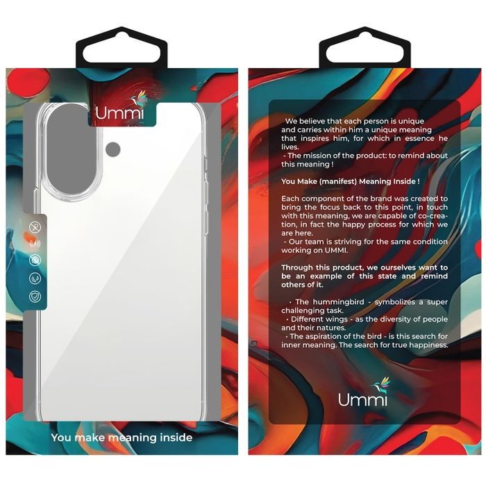 Чохол TPU Ummi transparent для Apple iPhone 17 (6.3")