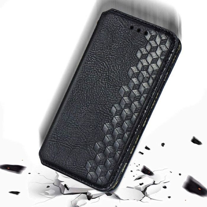 Шкіряний чохол-книжка GETMAN Cubic (PU) для Xiaomi Mi 10T Lite / Redmi Note 9 Pro 5G, Чорний