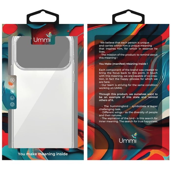 Чохол TPU Ummi transparent для Apple iPhone 17 Pro Max (6.9")