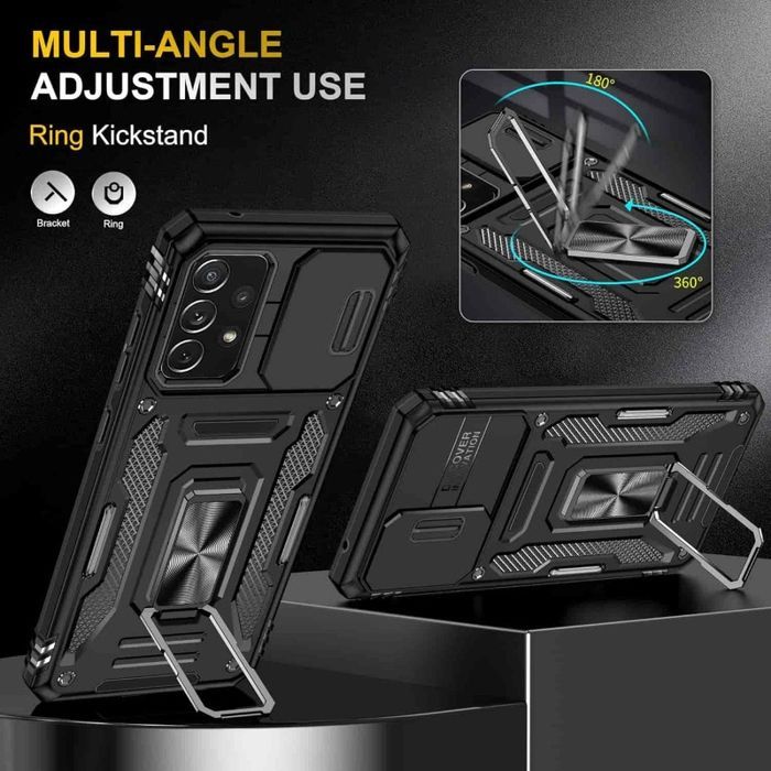 Ударостійкий чохол Camshield Army Ring для Samsung Galaxy A73 5G
