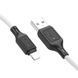 Дата кабель Hoco X90 Cool silicone USB to Lightning (1m), Білий