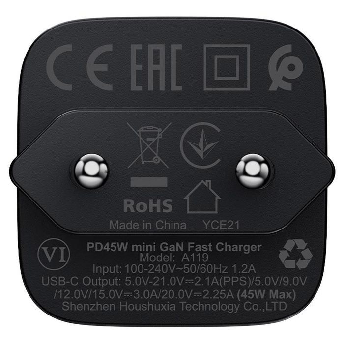 МЗП Acefast A119 PD45W GaN (1USB-C)
