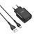 МЗП Hoco C72Q Glorious QC3.0 18W (1USB-A) + кабель USB to Type-C