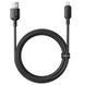 Дата кабель Baseus Silky Series OS Fast Charging USB to Lightning 2.4A (2m) (P1037770), Cluster Black