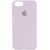 Чохол Silicone Case Full Protective (AA) для Apple iPhone 6/6s (4.7"), Бузковий / Lilac
