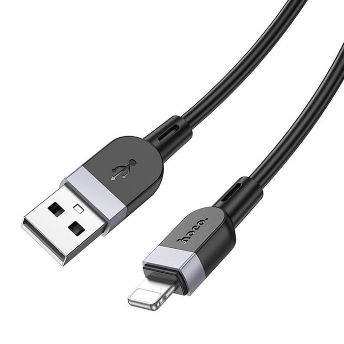 Дата кабель Hoco X109 Energy silicone USB to Lightning (1m), Чорний