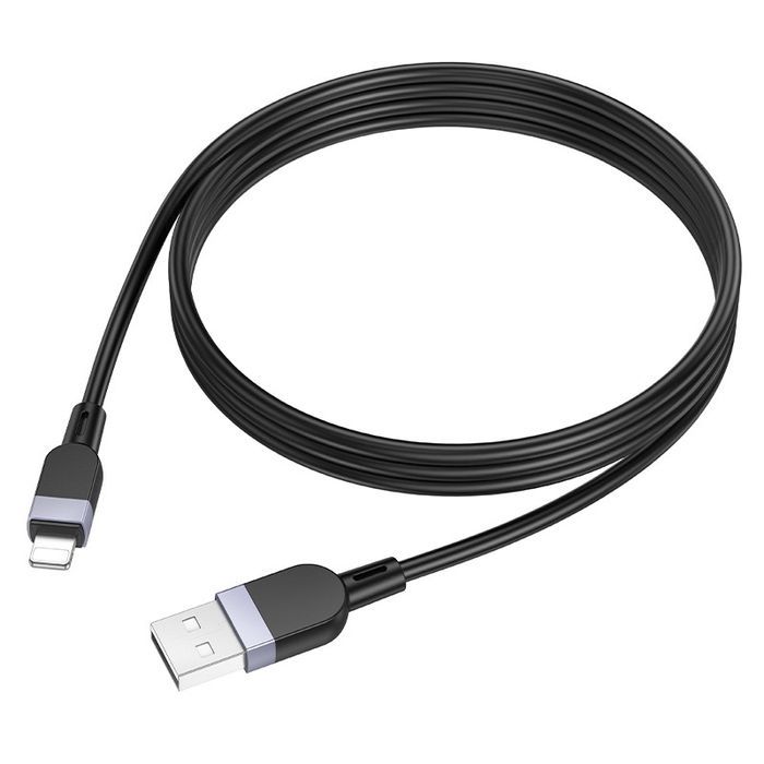 Дата кабель Hoco X109 Energy silicone USB to Lightning (1m), Чорний