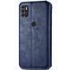 Шкіряний чохол-книжка GETMAN Cubic (PU) для ZTE Blade A7s (2020), Синій