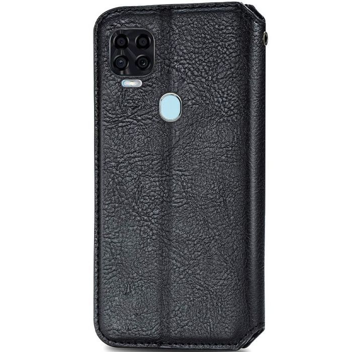 Шкіряний чохол-книжка GETMAN Cubic (PU) для ZTE Blade v2020, Чорний