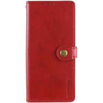 Шкіряний чохол-книжка GETMAN Gallant (PU) для ZTE Blade A75 4G, Червоний
