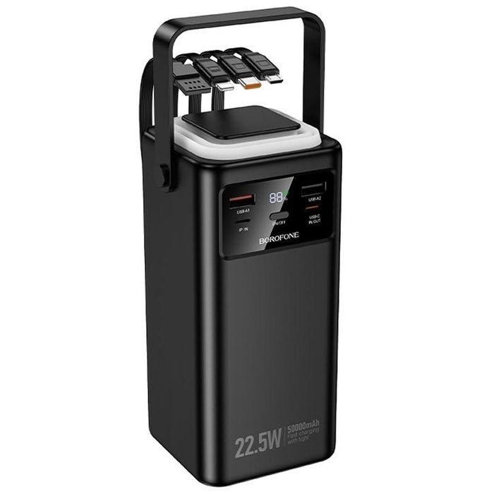 Портативний ЗП Power Bank Borofone BJ65B High 22.5W+PD20W with cable 80000 mAh
